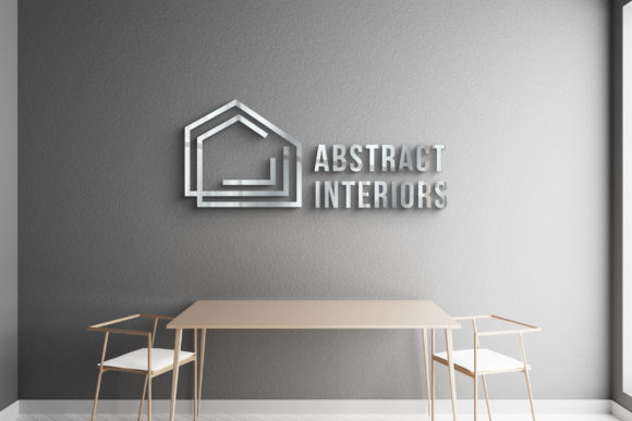 Abstract House Logo Design: Graphics and Logos for Digital Sellers
