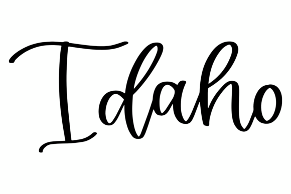 Idaho State Pride Graphics for Crafts: A Versatile Design Asset
