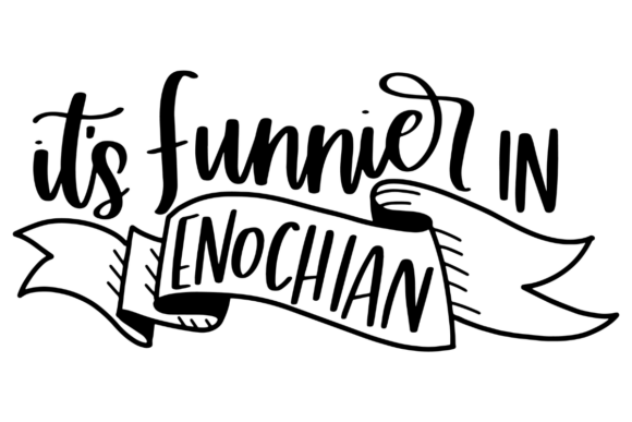 It’s Funnier in Enochian: A Graphic for Crafters and Occult Fans