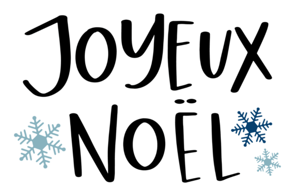 Joyeux Noël Christmas SVG: Graphics for Crafts and Branding