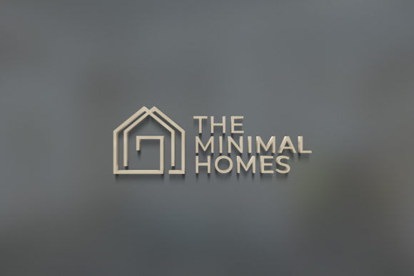 Line House Logo Template: Graphics and Logos for Modern Branding