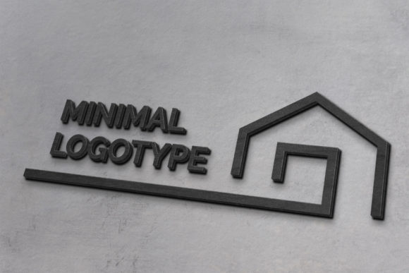 Minimalist House Logo: Graphics and Logos for Modern Branding