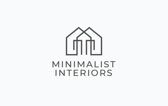 Minimalist Interior Design Logo: Graphics and Logos for Modern Branding