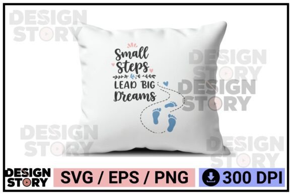 Steps of Dreams - Modern Quote Art