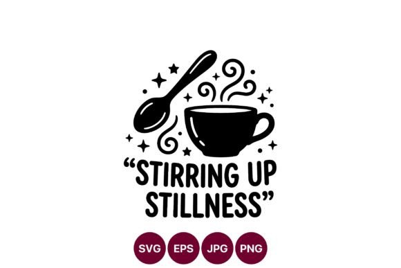 Stirring Up Stillness: Graphics & Illustrations for Branding