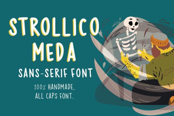 Strollico Meda: A Playful Sans Serif Font for Creative Projects