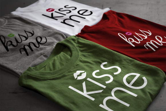 Valentine’s Day Kiss Me Lips SVG Set for Crafts & Graphics